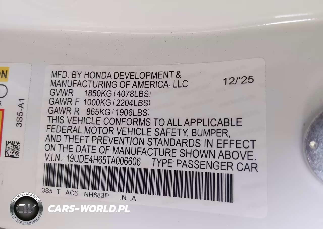 2026 Acura Integra Fwd A-Spec With Technology VIN:19UDE4H65TA006606 - 9