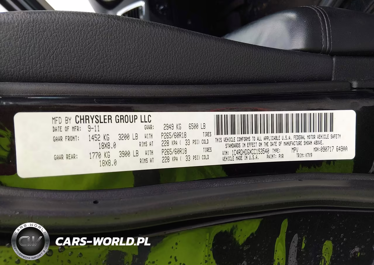 2012 Dodge Durango Crew VIN:1C4RDHDGXCC153540 - 9
