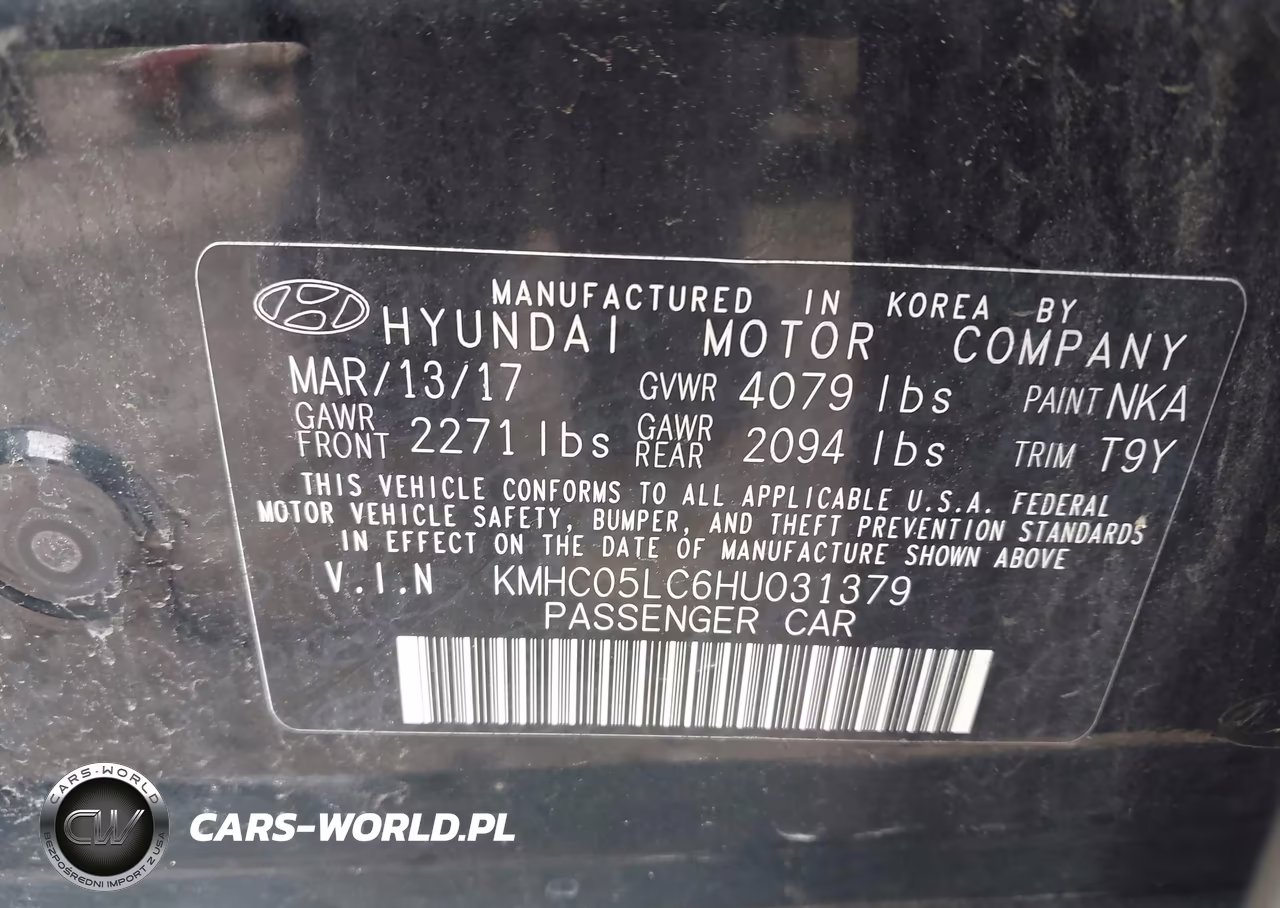 2017 Hyundai Ioniq Hybrid Limited VIN:KMHC05LC6HU031379 - 9
