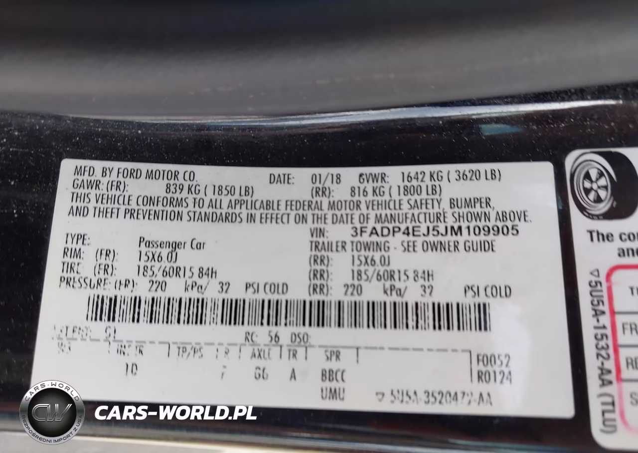 2018 Ford Fiesta Se VIN:3FADP4EJ5JM109905 - 9