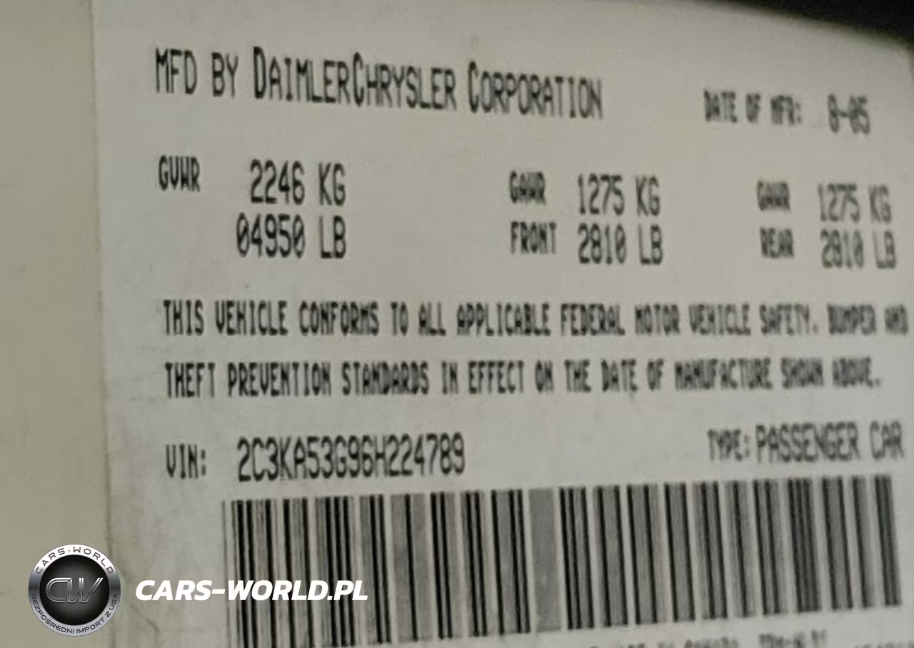 2006 Chrysler 300 Touring VIN:2C3KA53G96H224789 - 9