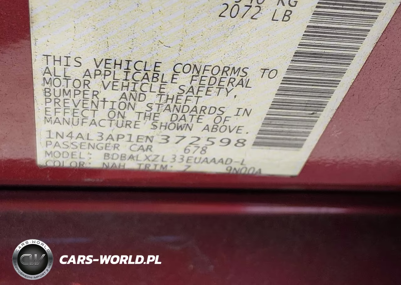 2014 Nissan Altima 2.5 Sl VIN:1N4AL3AP1EN372598 - 9