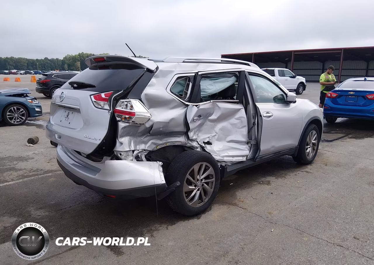 2015 Nissan Rogue Sl VIN:5N1AT2MVXFC841646 - 4