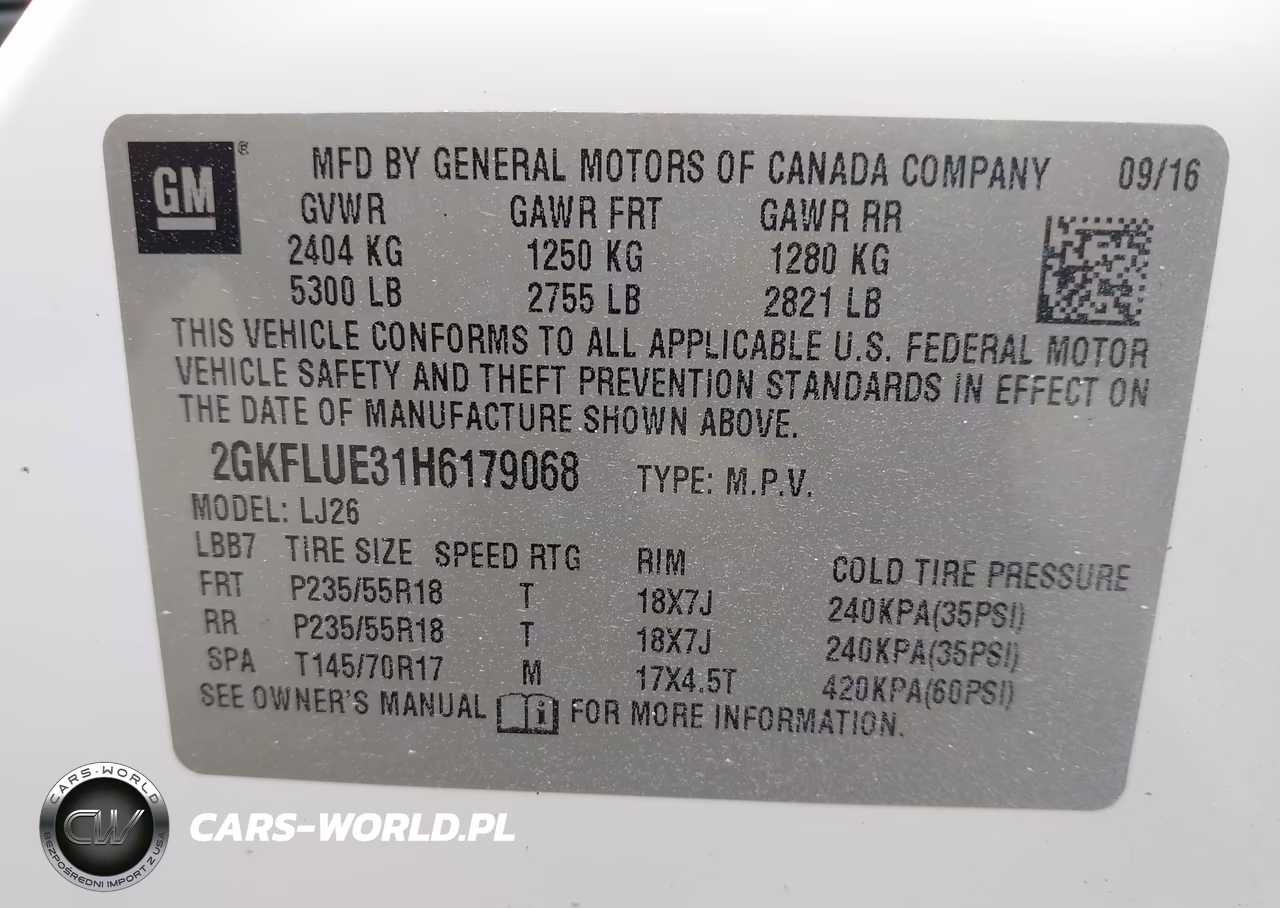 2017 GMC Terrain Slt VIN:2GKFLUE31H6179068 - 9