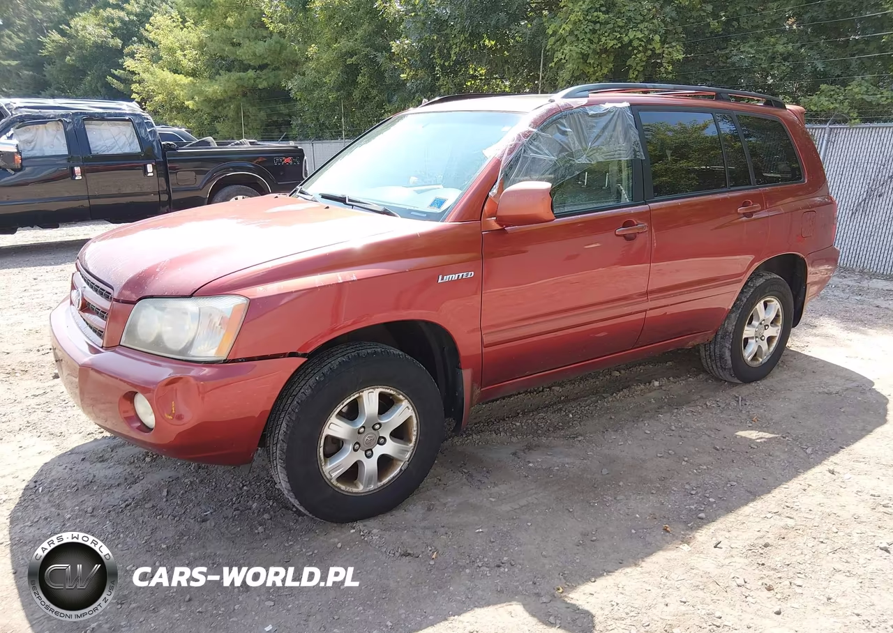2001 Toyota Highlander V6 VIN:JTEHF21AX10036652 - 2