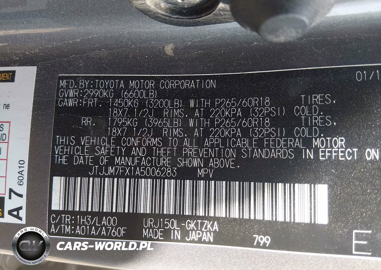 2010 Lexus Gx 460 Premium VIN:JTJJM7FX1A5006283 - 9