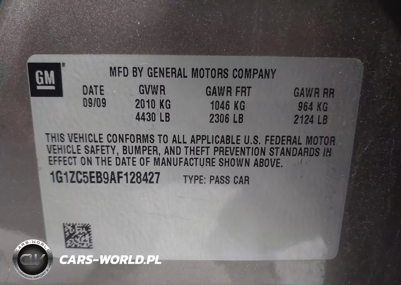 2010 Chevrolet Malibu Lt VIN:1G1ZC5EB9AF128427 - 9