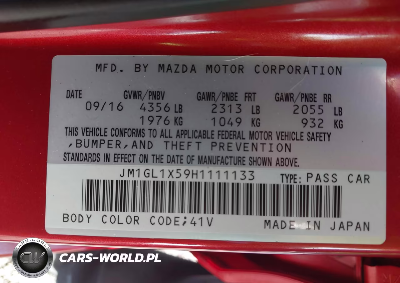 2017 Mazda Mazda6 Grand Touring VIN:JM1GL1X59H1111133 - 9