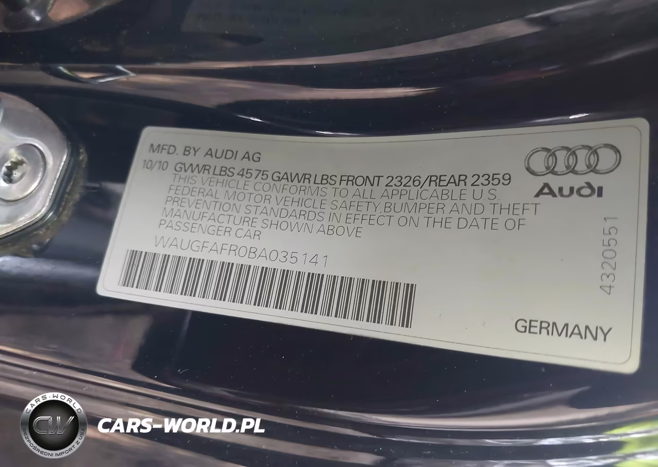 2011 Audi A5 2.0T Premium VIN:WAUGFAFR0BA035141 - 9