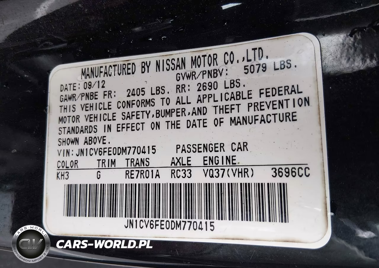 2013 Infiniti G37 VIN:JN1CV6FE0DM770415 - 9