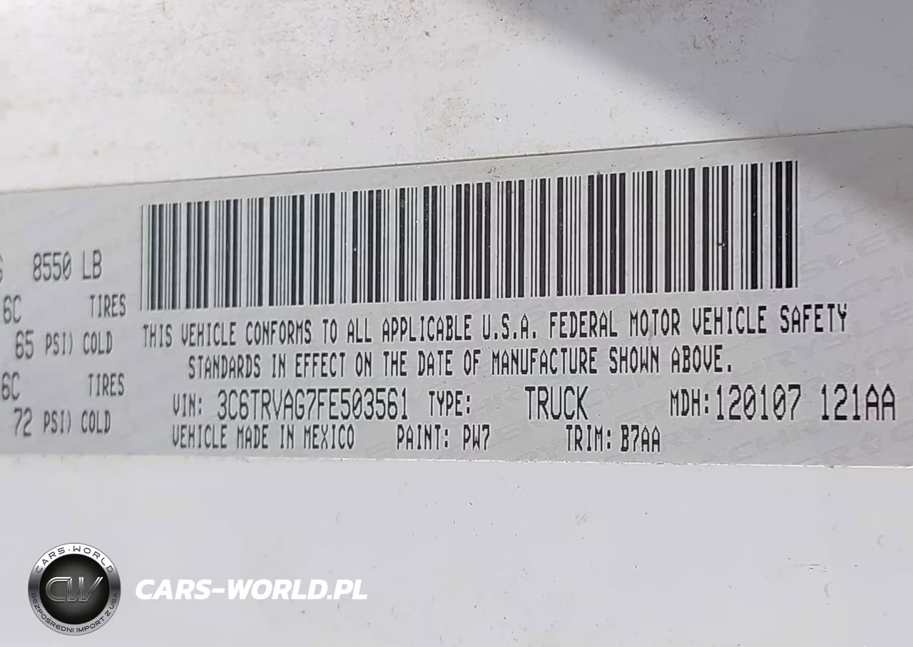 2015 Ram Promaster 1500 Low Roof VIN:3C6TRVAG7FE503561 - 9