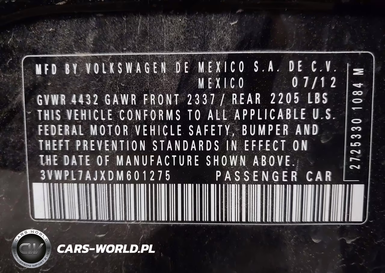 2013 Volkswagen Jetta Sportwagen 2.0L Tdi VIN:3VWPL7AJXDM601275 - 9