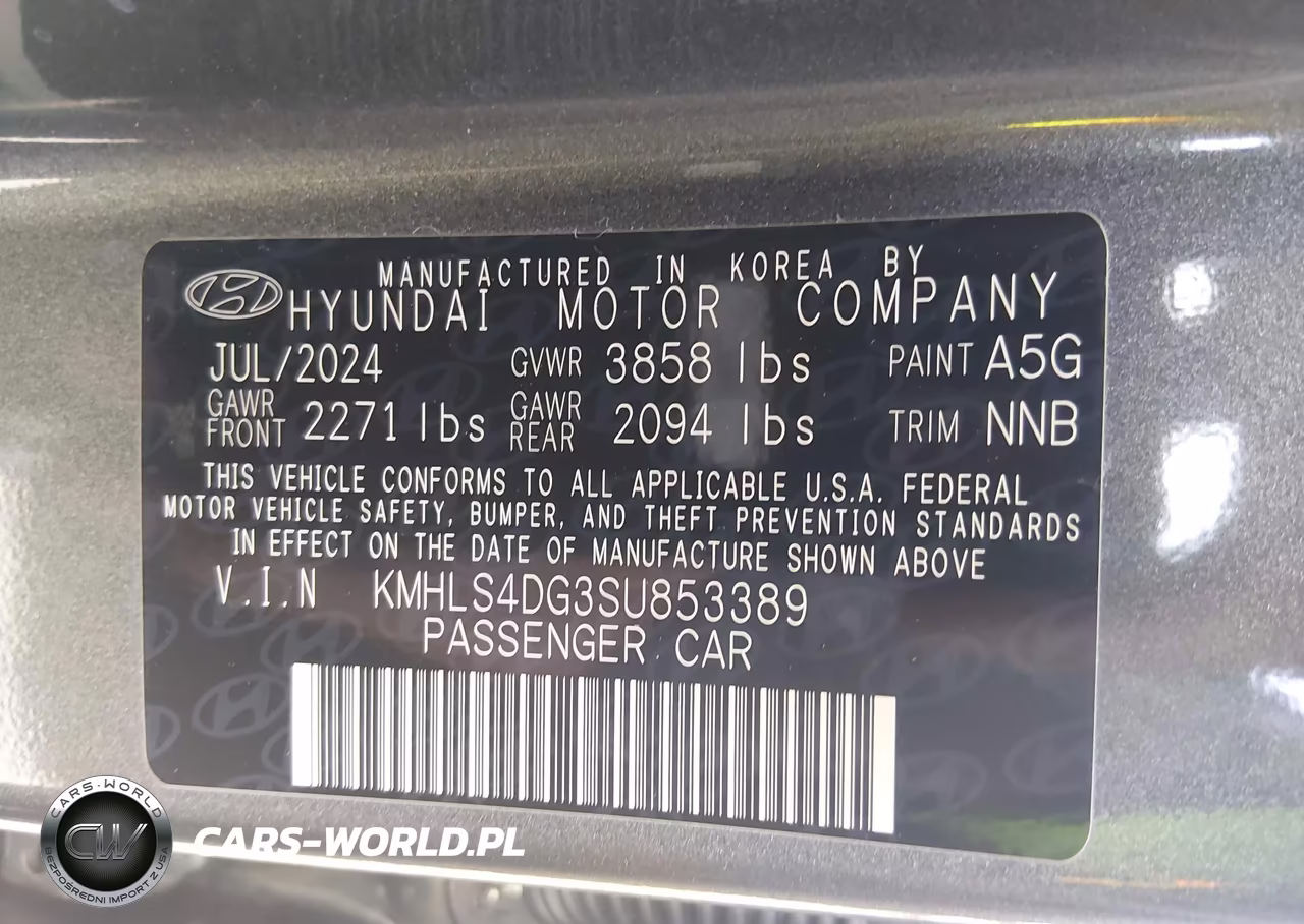 2025 Hyundai Elantra Sel Convenience VIN:KMHLS4DG3SU853389 - 9