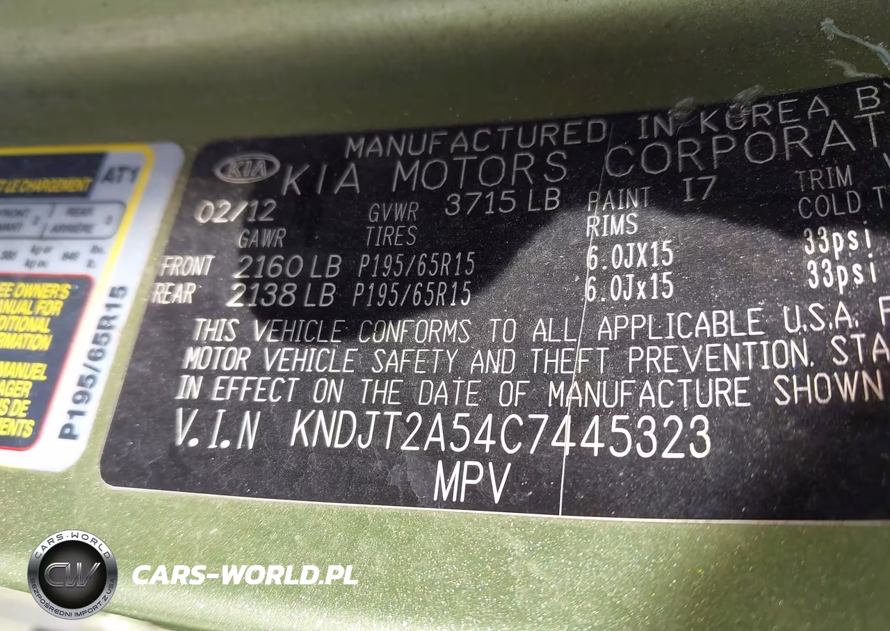2012 Kia Soul VIN:KNDJT2A54C7445323 - 9