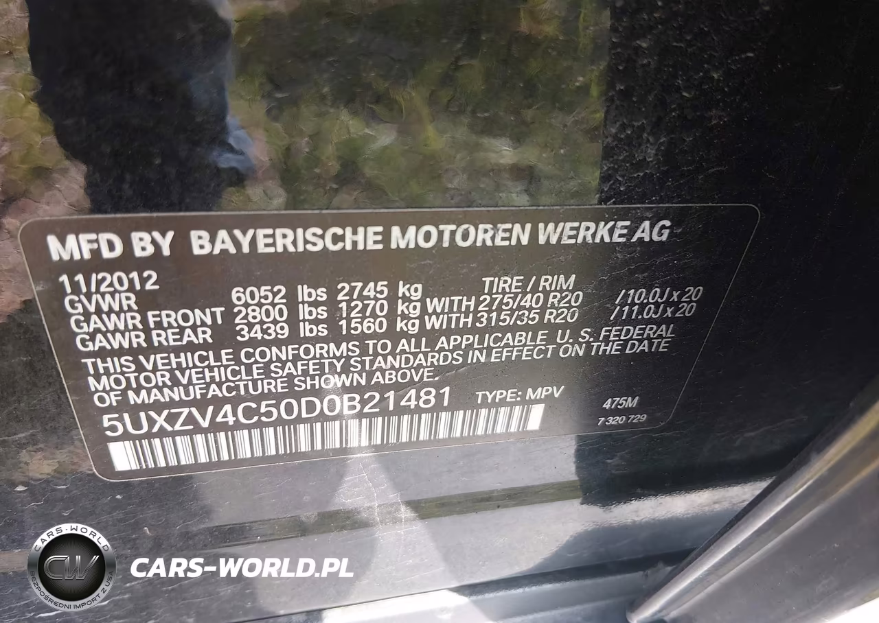2013 BMW X5 xDrive35I-xDrive35I Premium-xDrive35I Sport Activity VIN:5UXZV4C50D0B21481 - 9