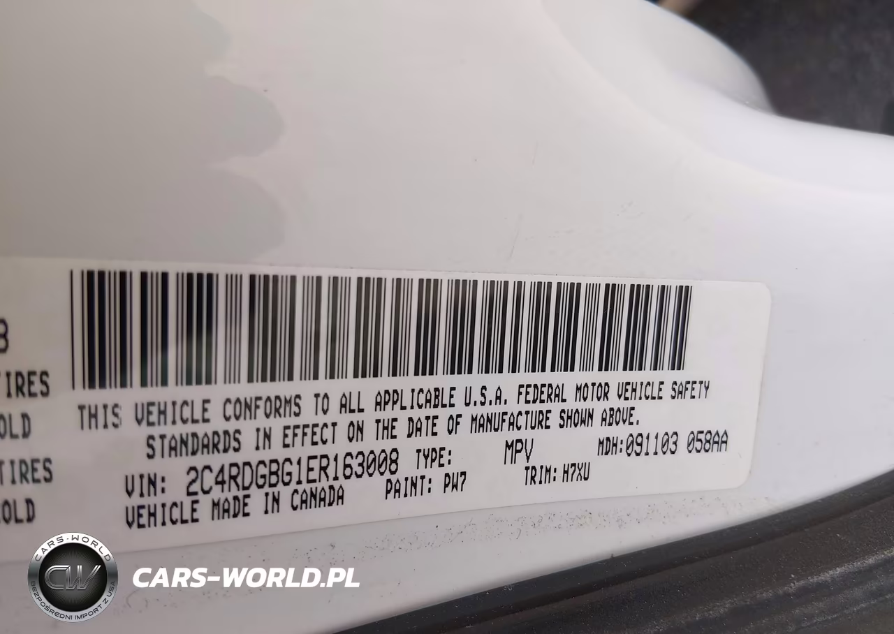 2014 Dodge Grand Caravan American Value Pkg VIN:2C4RDGBG1ER163008 - 9