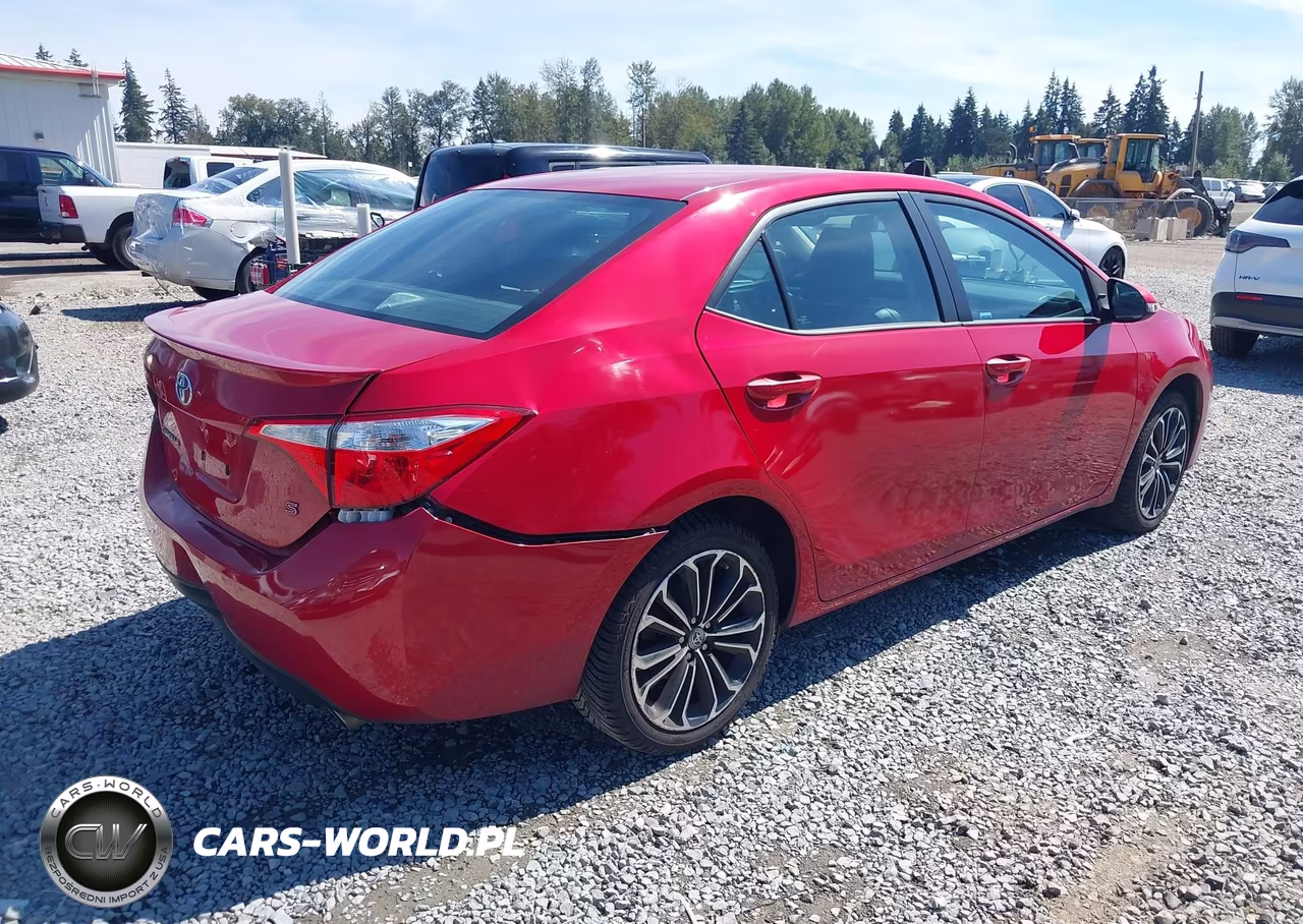 2015 Toyota Corolla S Plus VIN:2T1BURHE8FC377434 - 4