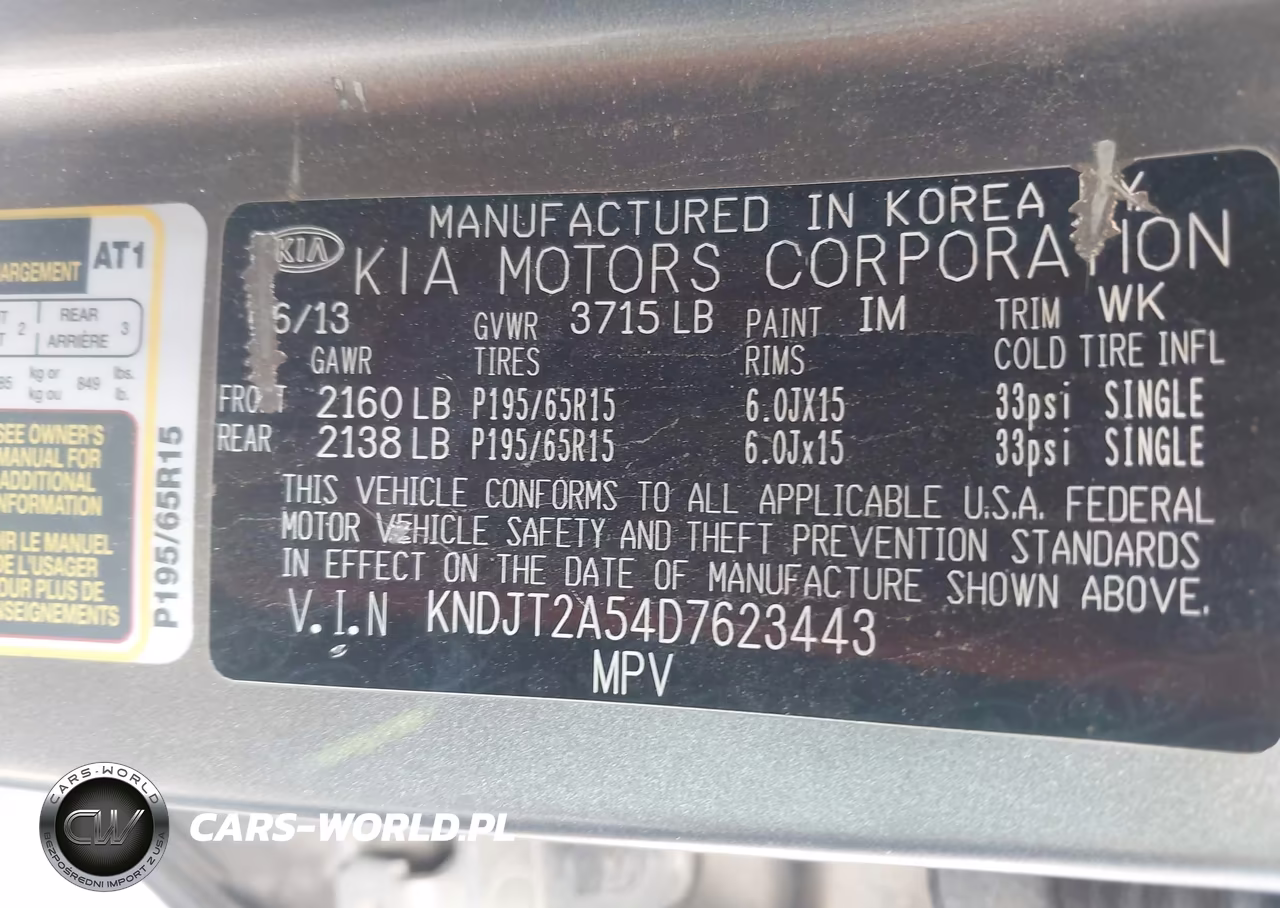 2013 Kia Soul VIN:KNDJT2A54D7623443 - 9