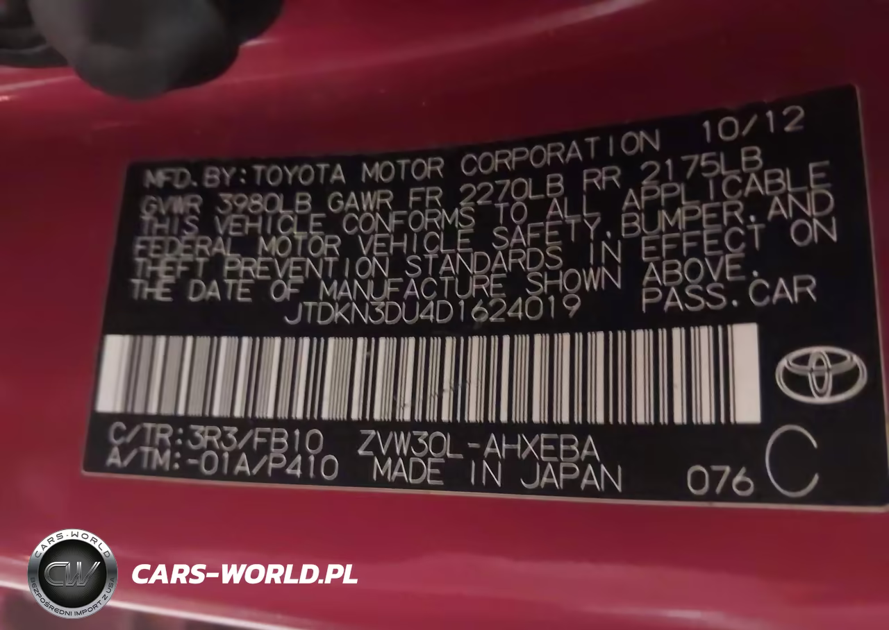 2013 Toyota Prius Three VIN:JTDKN3DU4D1624019 - 9