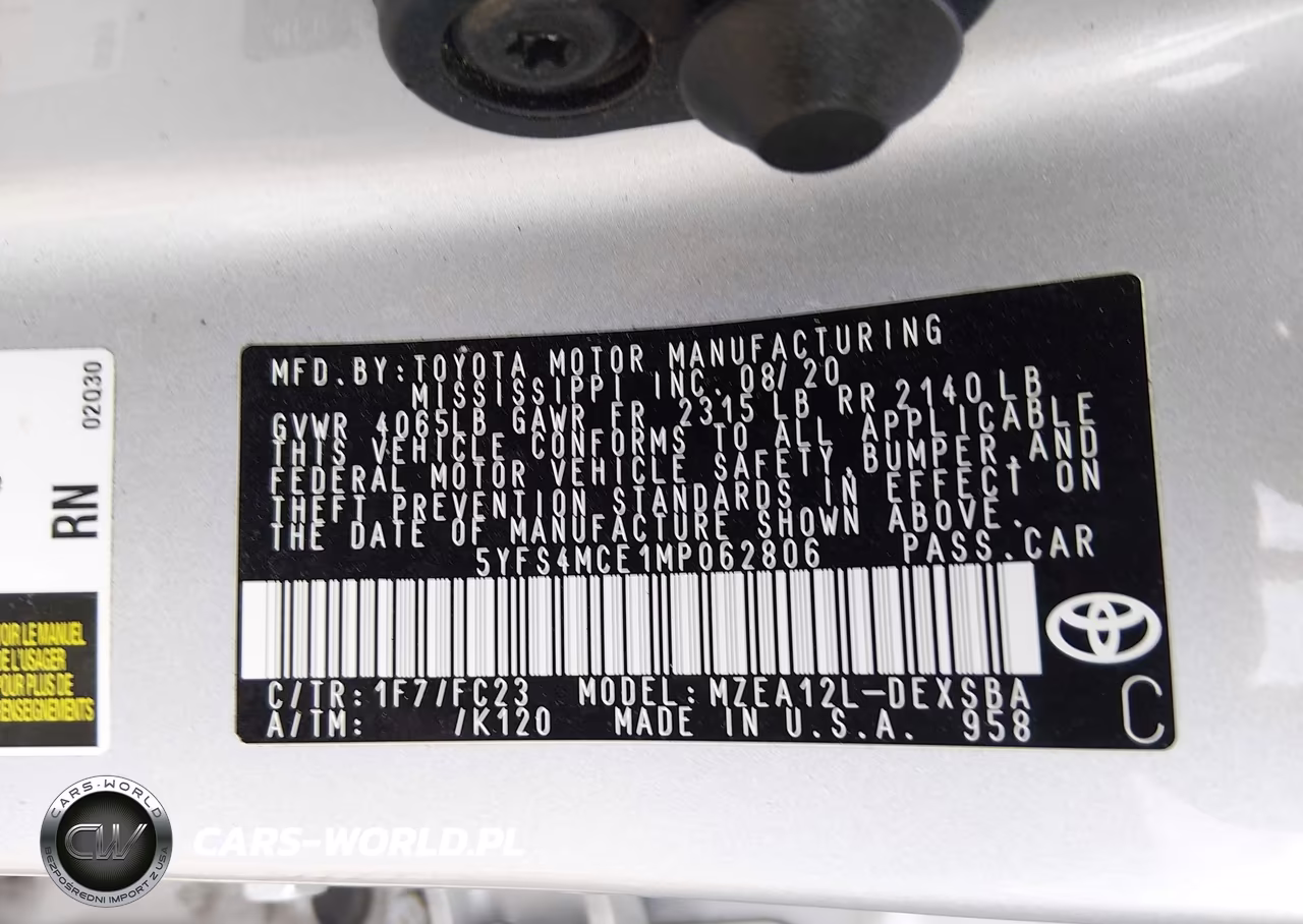 2021 Toyota Corolla Se VIN:5YFS4MCE1MP062806 - 9