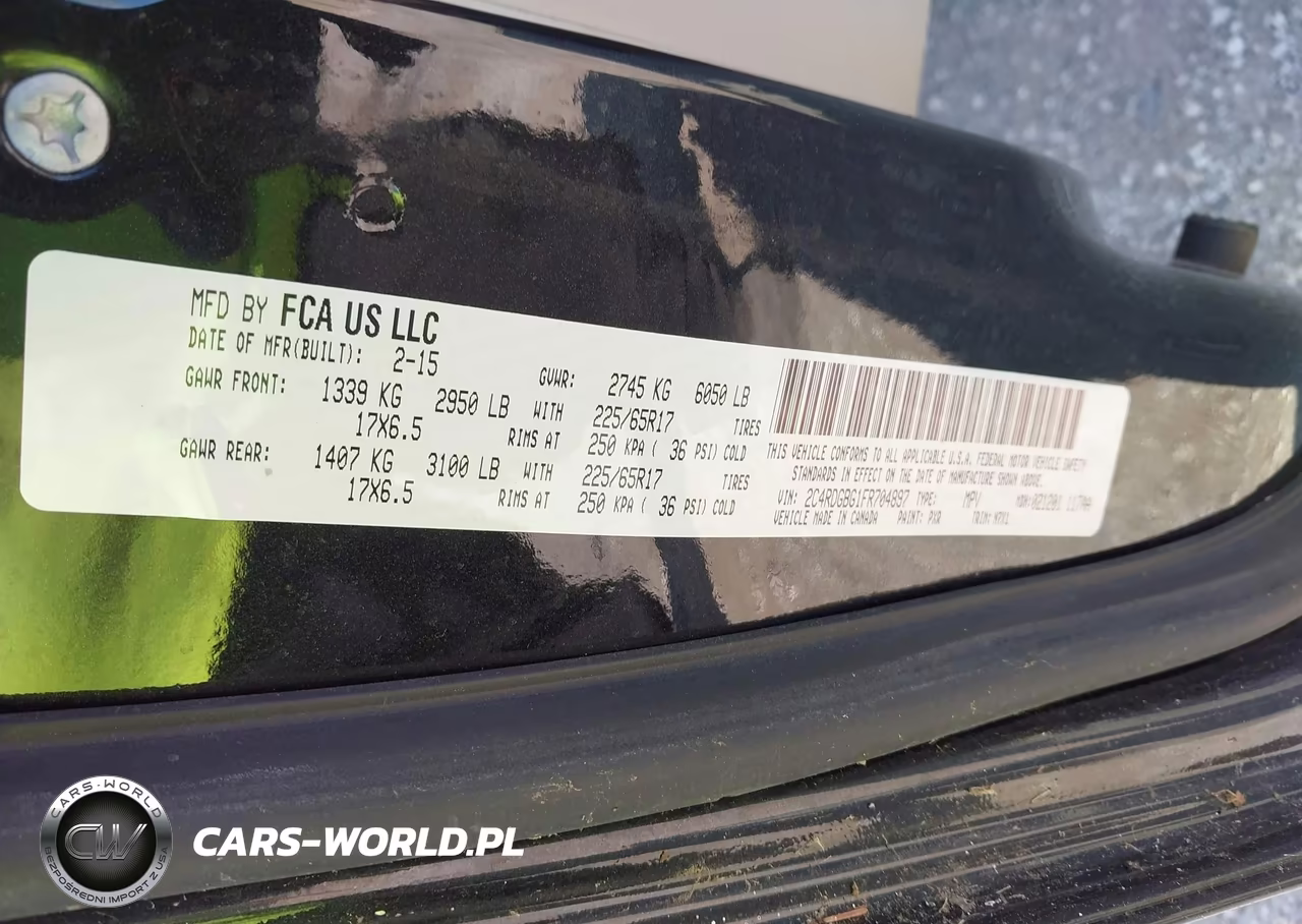 2015 Dodge Grand Caravan Se Plus VIN:2C4RDGBG1FR704897 - 9