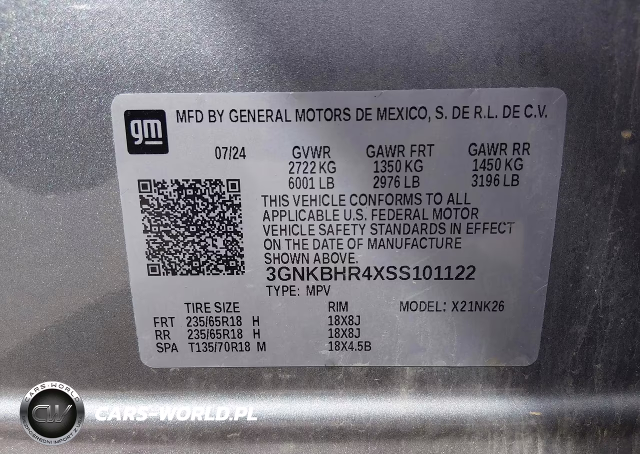 2025 Chevrolet Blazer Awd 2Lt VIN:3GNKBHR4XSS101122 - 9