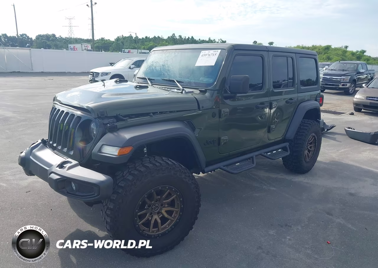 2021 Jeep Wrangler Unlimited Willys 4X4 VIN:1C4HJXDM8MW727282 - 2