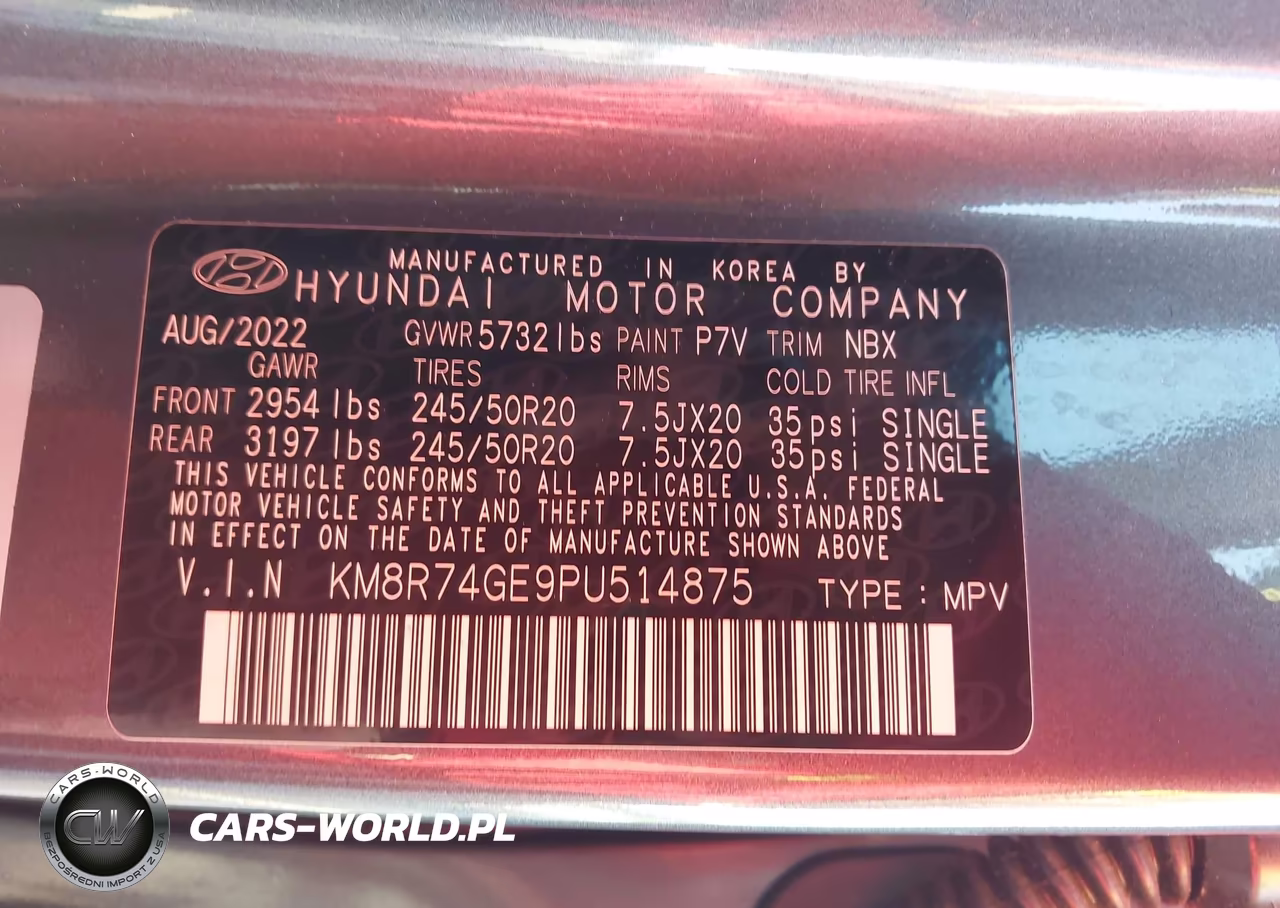 2023 Hyundai Palisade Calligraphy VIN:KM8R74GE9PU514875 - 9