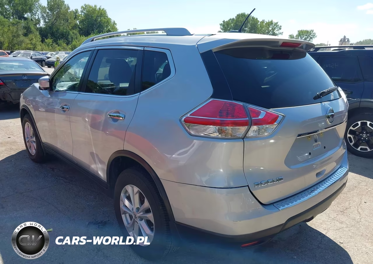 2015 Nissan Rogue Sv VIN:KNMAT2MV4FP580074 - 3