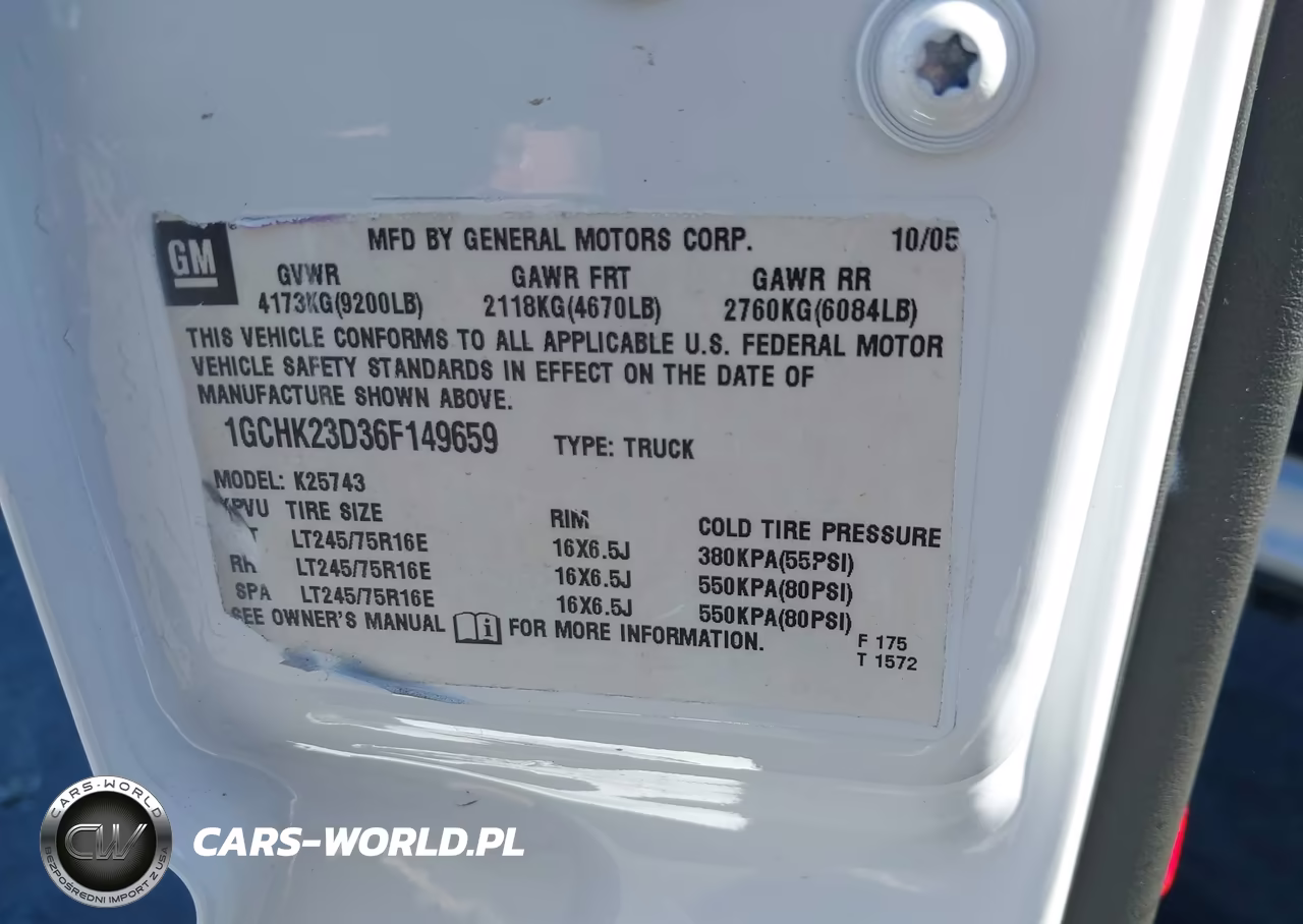 2006 Chevrolet Silverado 2500Hd Lt2 VIN:1GCHK23D36F149659 - 9