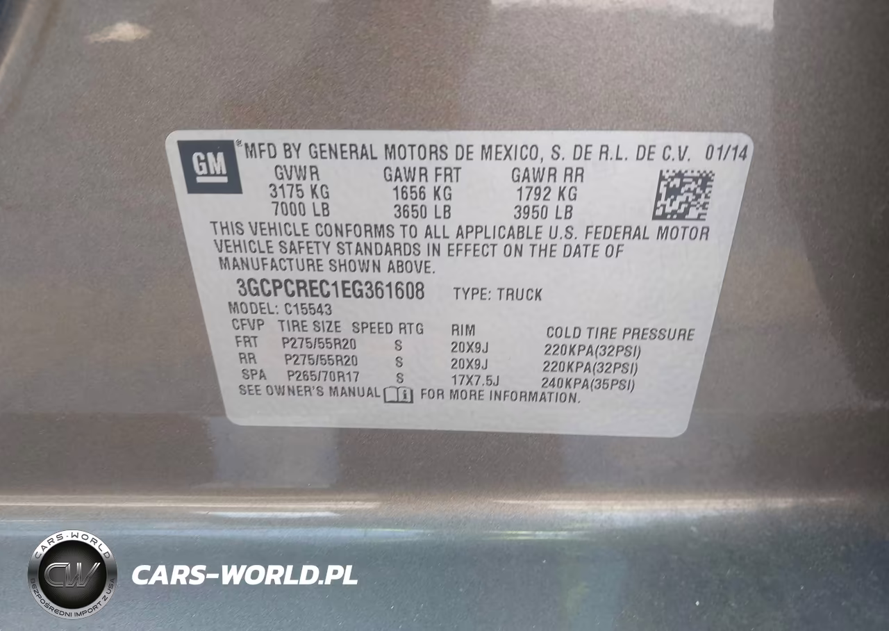2014 Chevrolet Silverado 1500 1Lt VIN:3GCPCREC1EG361608 - 9