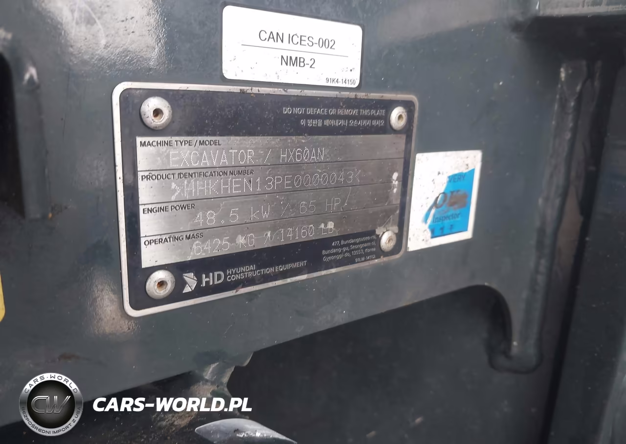 2024 Hyundai Hx60A VIN:HHKHEN13PE000043 - 9