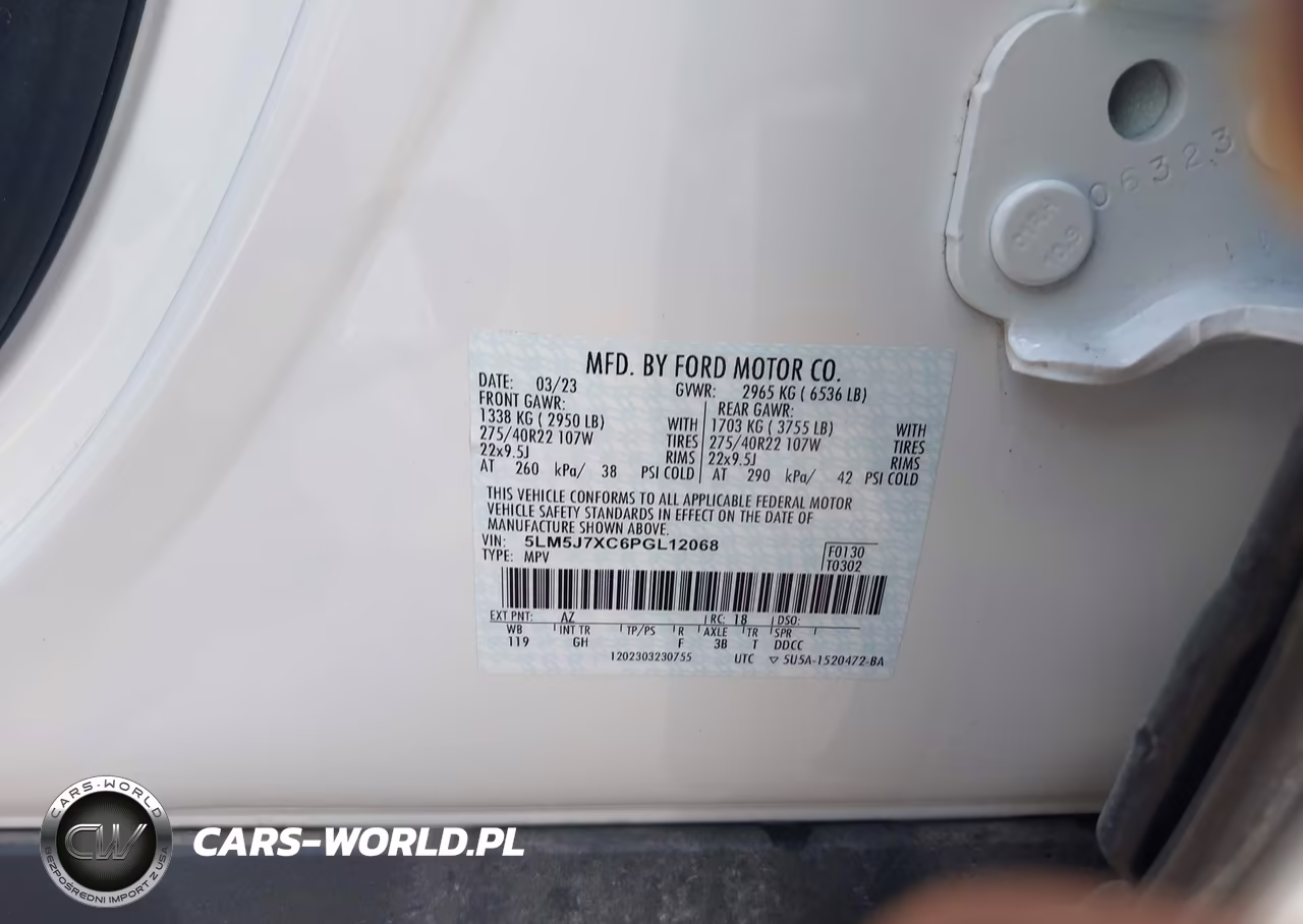 2023 Lincoln Aviator Reserve VIN:5LM5J7XC6PGL12068 - 9