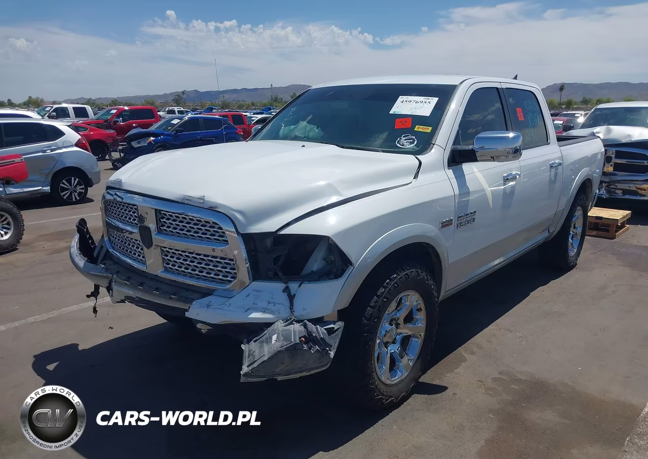 2014 Ram 1500 Laramie VIN:1C6RR6NT3ES326655 - 2