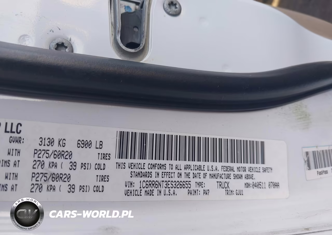 2014 Ram 1500 Laramie VIN:1C6RR6NT3ES326655 - 9