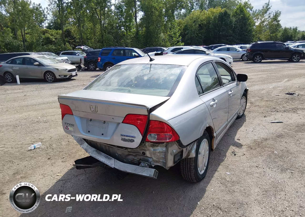 2007 Honda Civic Hybrid VIN:JHMFA36217S008381 - 4