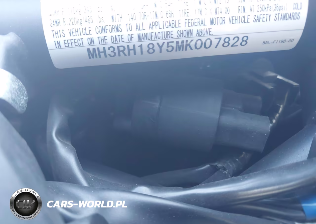 2021 Yamaha Yzfr3 A VIN:MH3RH18Y5MK007828 - 10