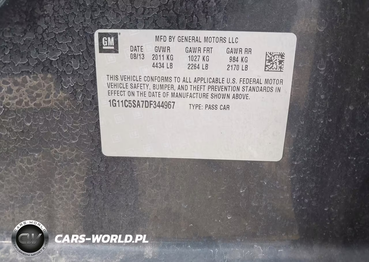 2013 Chevrolet Malibu 1Lt VIN:1G11C5SA7DF344967 - 9
