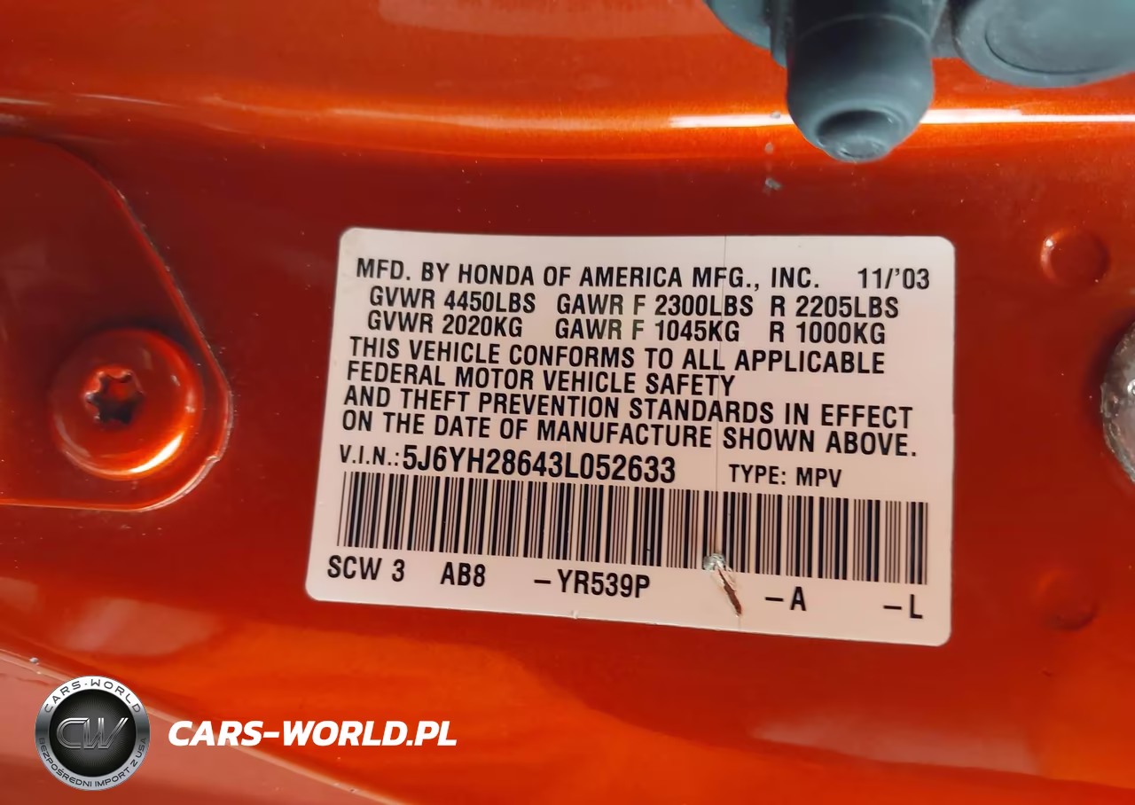 2003 Honda Element Ex VIN:5J6YH28643L052633 - 9