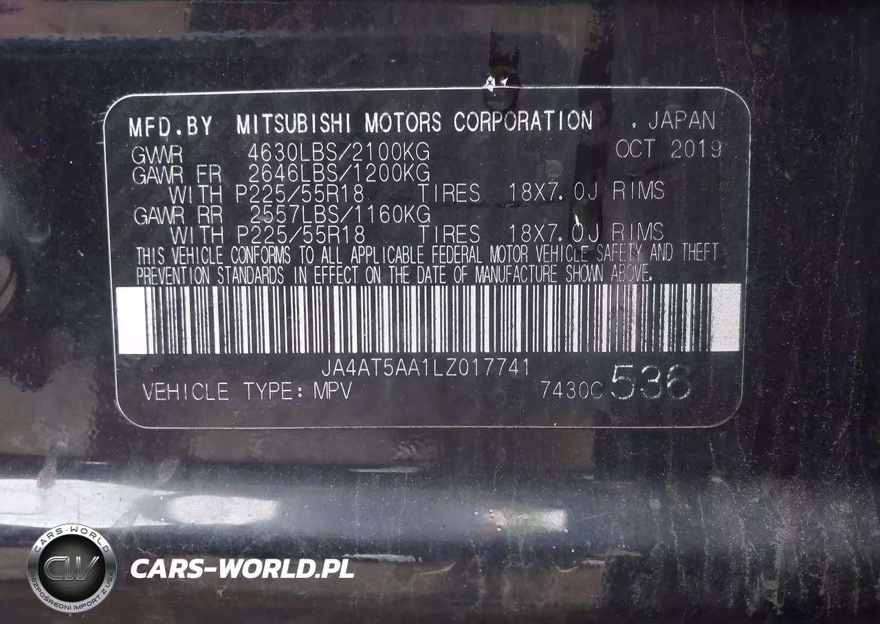 2020 Mitsubishi Eclipse Cross Se-Sel VIN:JA4AT5AA1LZ017741 - 9