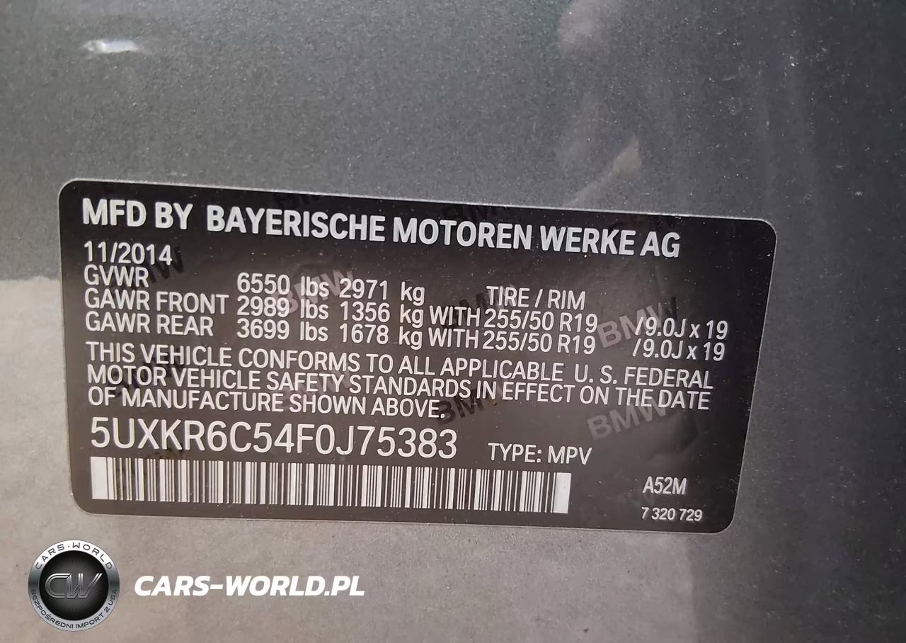 2015 BMW X5 xDrive50I VIN:5UXKR6C54F0J75383 - 9