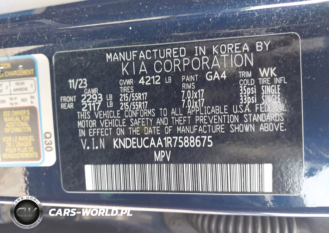 2024 Kia Seltos S VIN:KNDEUCAA1R7588675 - 9