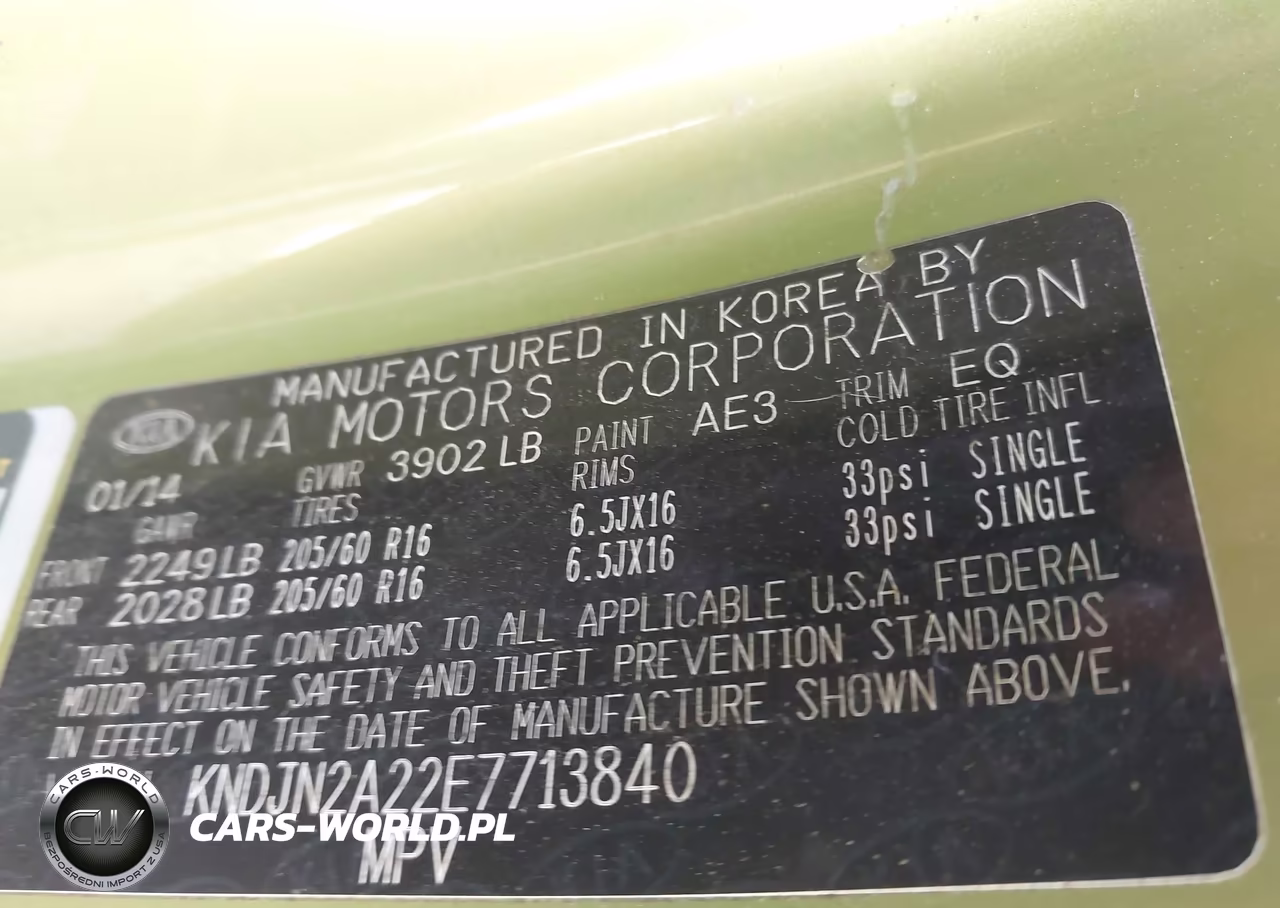 2014 Kia Soul VIN:KNDJN2A22E7713840 - 9