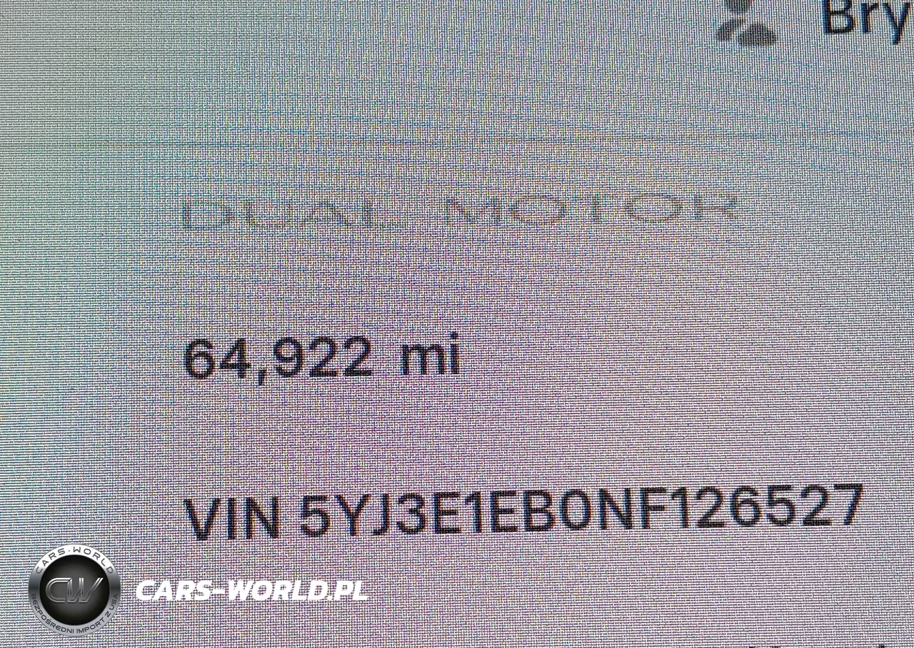 2022 Tesla Model 3 Long Range Dual Motor All-Wheel Drive VIN:5YJ3E1EB0NF126527 - 14