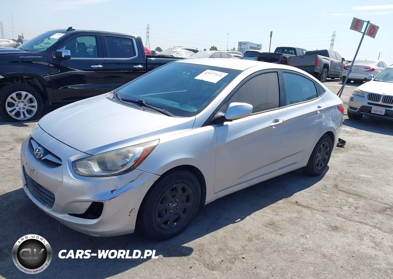 2012 Hyundai Accent Gls VIN:KMHCT4AE3CU143314 - 2