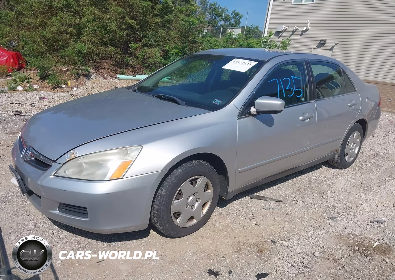 2007 Honda Accord 2.4 Lx VIN:1HGCM56497A039345 - 2