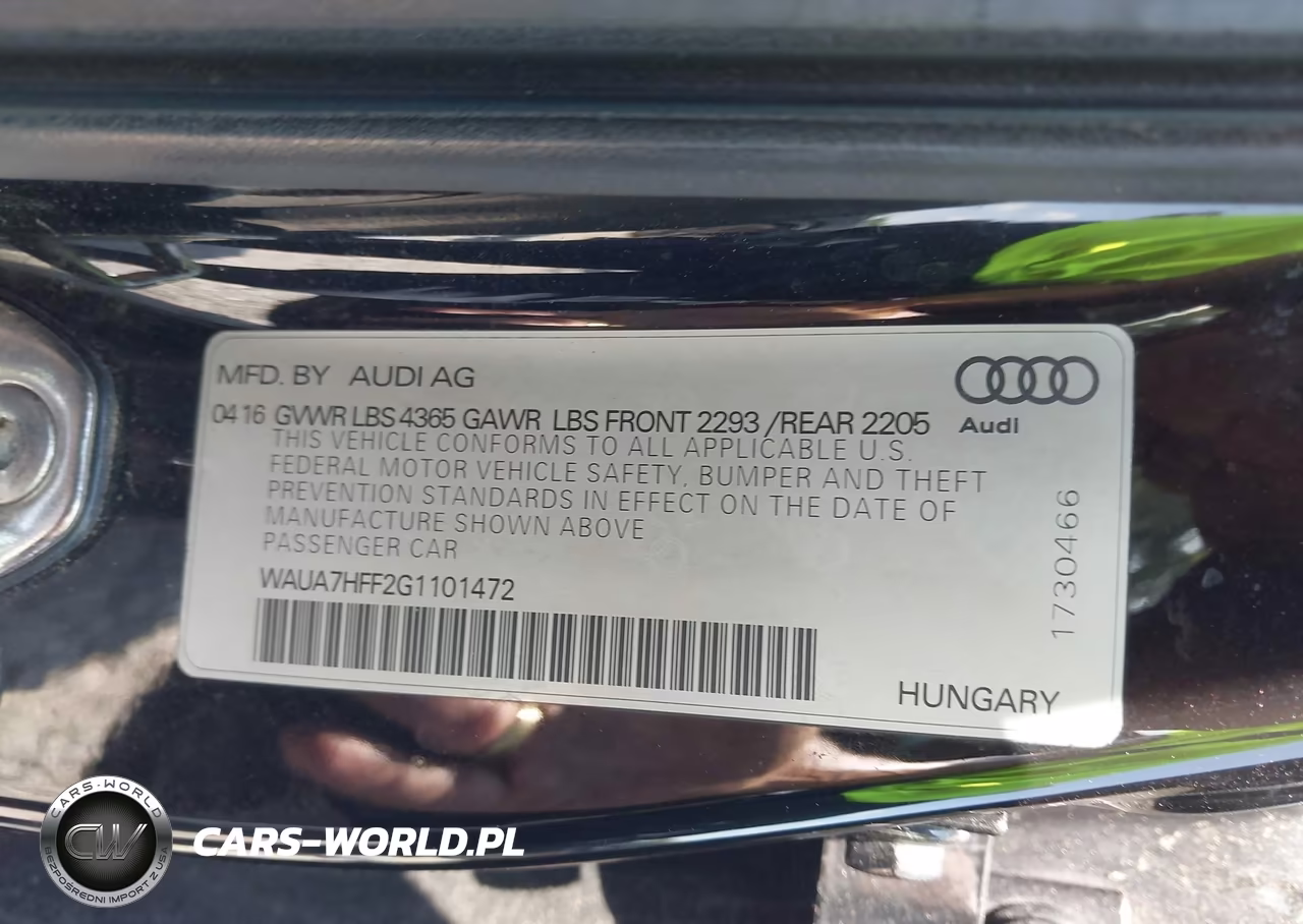 2016 Audi A3 Premium VIN:WAUA7HFF2G1101472 - 9