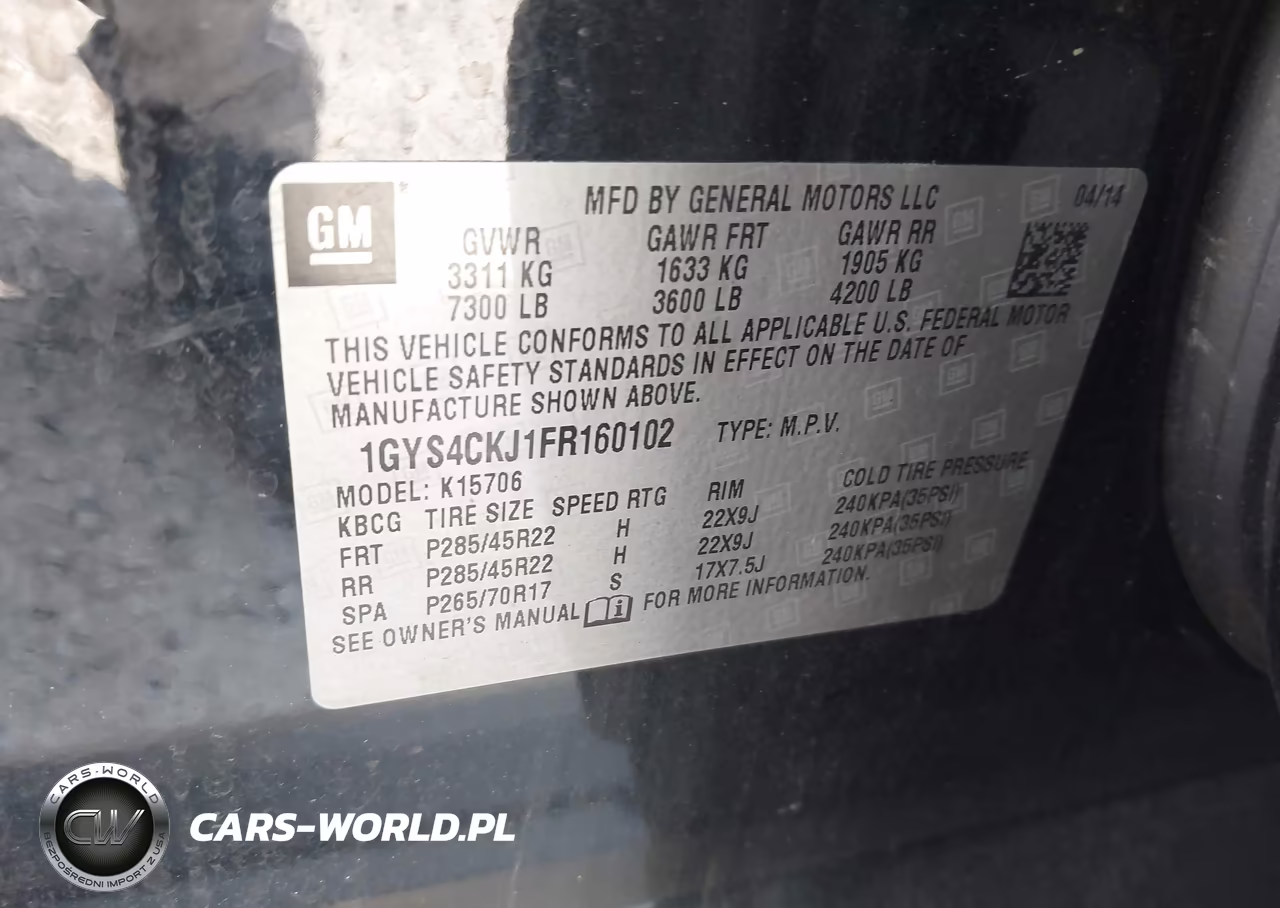 2015 Cadillac Escalade Premium VIN:1GYS4CKJ1FR160102 - 9