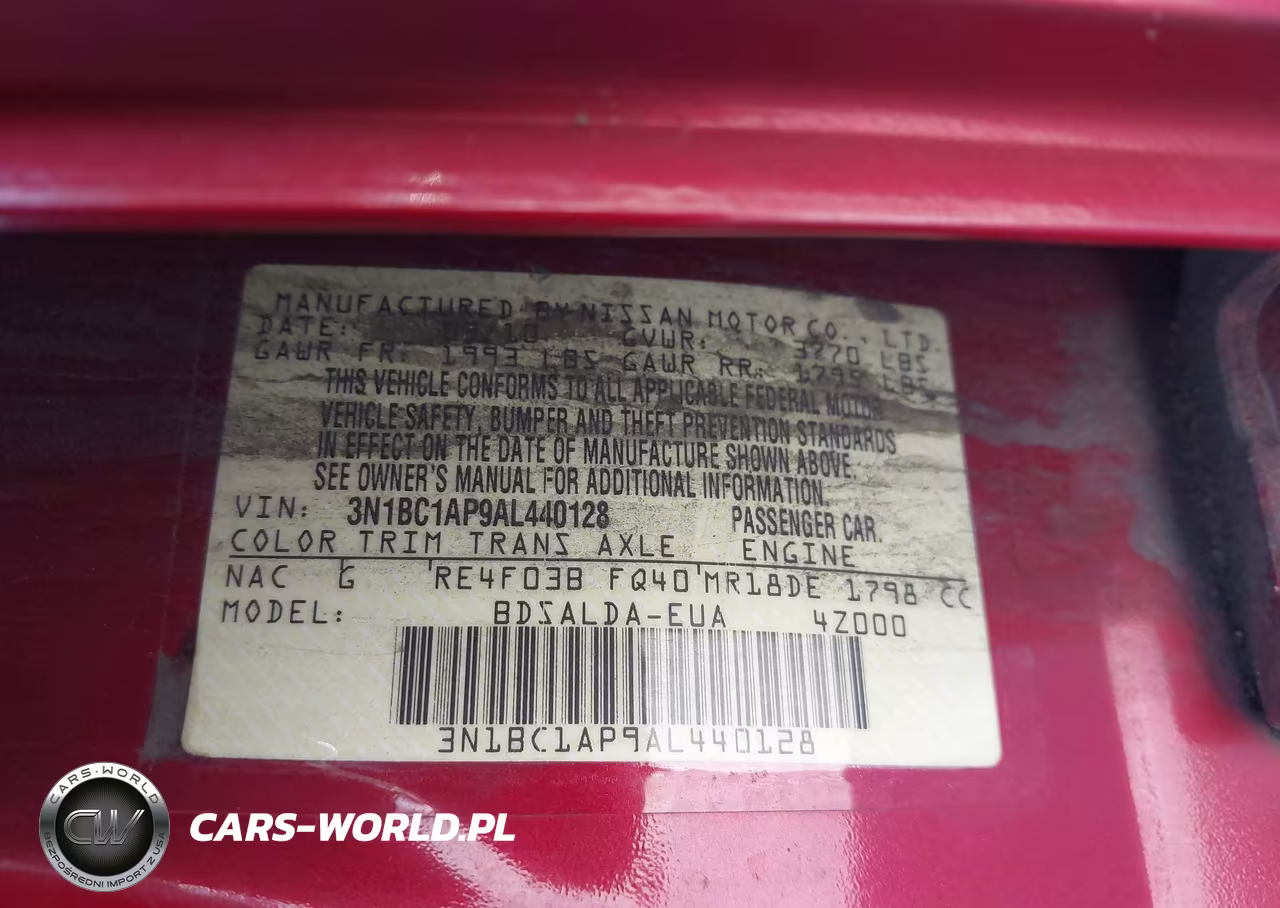 2010 Nissan Versa 1.8S VIN:3N1BC1AP9AL440128 - 9