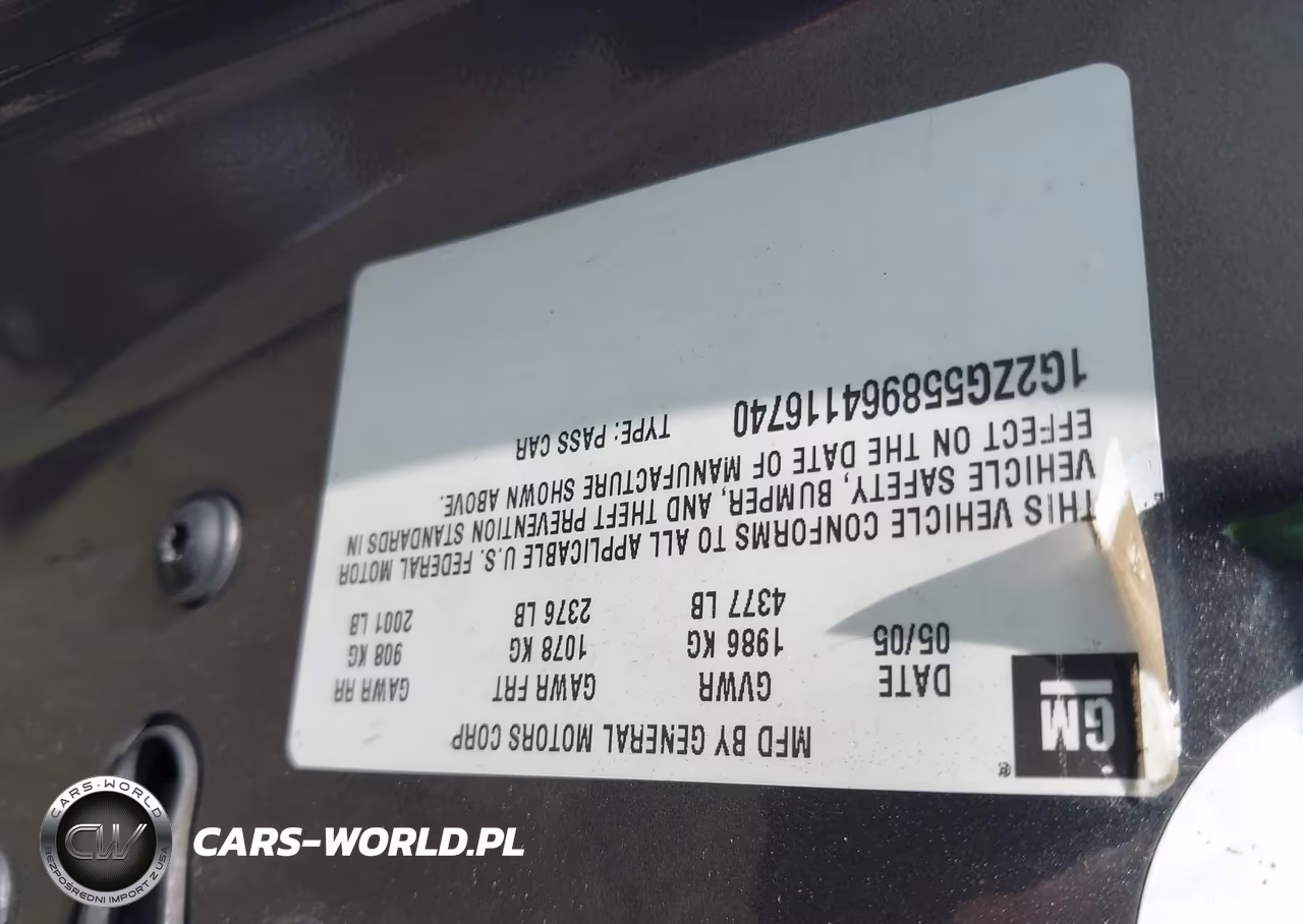 2006 Pontiac G6 VIN:1G2ZG558964116740 - 9